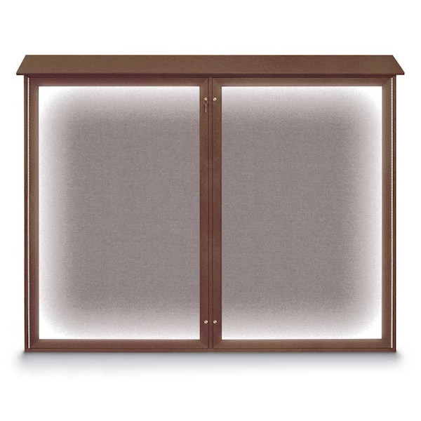 Triple Door Enclosed Indoor Letterboard